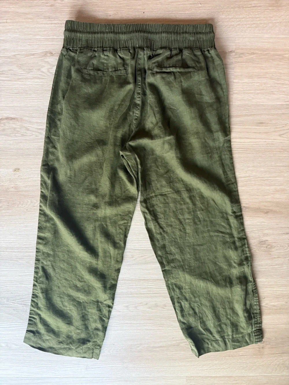Quince 100% European Linen Wide Leg Pants Sz L